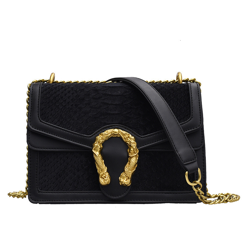 Luxury Brand Designer Bag Winter Chain 2022 New Trendy Women's Fashion Shoulder Korean Edition Instagram Crocodile Cross Body Bag
