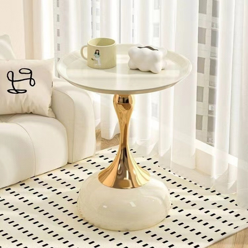 B5243 European style iron side table small size home living room sofa side