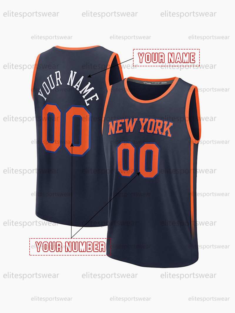 11 Brunson Basketball Jerseys Towns EWING Achiuwa Anunoby Bridges Hukporti Custom Jersey Sweatshirt - Embroidered