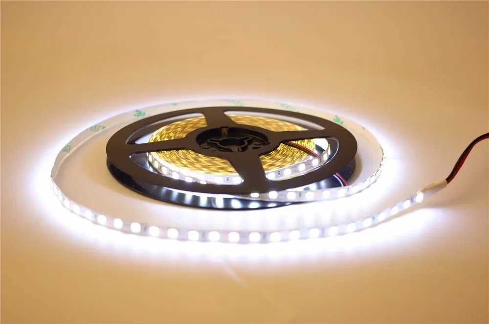 4MM 5MM LED Strip Light 2835 SMD flexible diode tape lamp white warm white neutral 4000K 120leds/m DC12V 24V strip led ribbon W250524