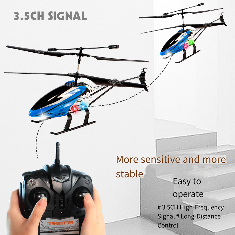 Free shipping aircraft 3.5-channel built-in gyroscope remote-controlled helicopter model toy