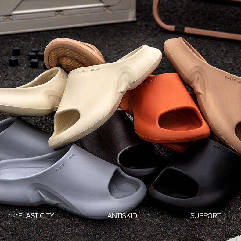 2025 Summer New Antibacterial Women's Sandals Home Indoor Men's Non Slip Sandals Casual Outing EVA Non Slip Thick Bottom Couple's Large Sandals
