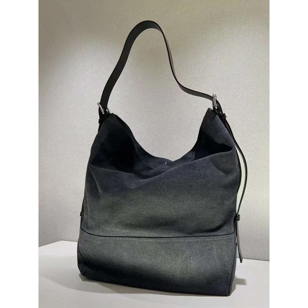 Tote Bag Lazy Style Tote Bag Large Capacity Canvas Bag Genuine Leather Women's Bag Crossbody Two-Color Bag Lady Bags