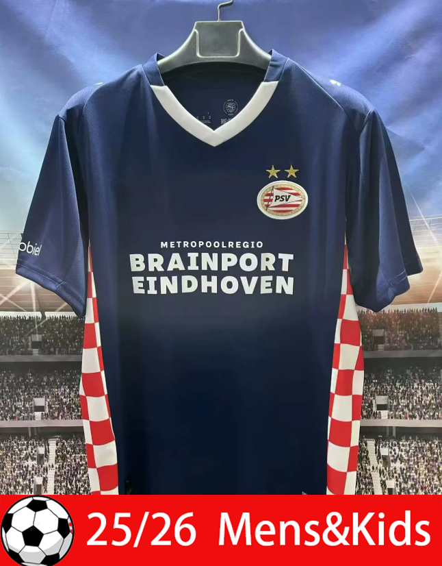 25 26 PSVS soccer Jerseys FANS PLAYER VERSION 2025 home away 3rd SAIBARI SCHOUTEN PEPI DE JONG LANG TILLMAN KIT foootball595