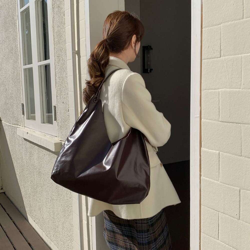 Tote Bag New Genuine Leather Shoulder Bag Tote Bag Casual Large Capacity Commuting Bag Cowhide Bag Women Lady Bags