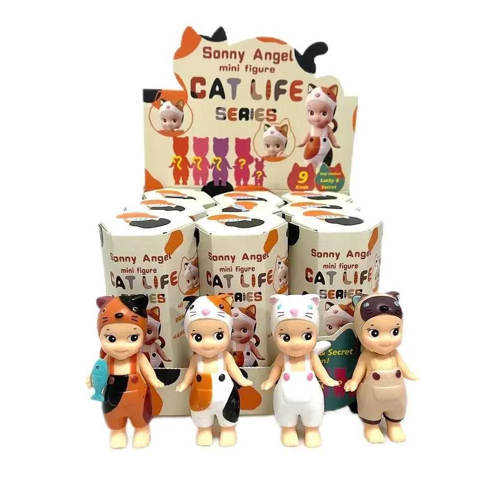 2025 Cute Cat Angel Anime Figures Blind Box Ornaments Dolls Fans Children Gift New S Angel Figure Dream Series Blind Box Z250524