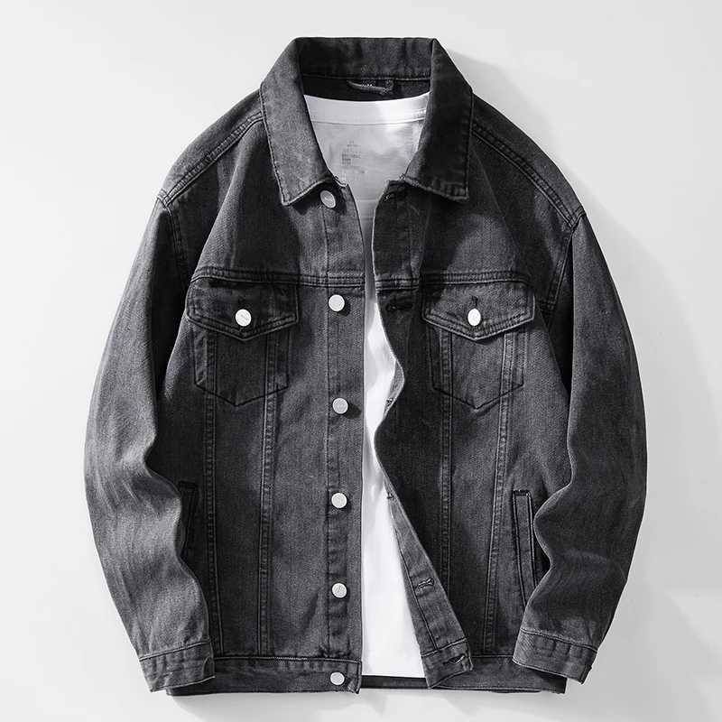 2025 spring fashion coat men fashion Jean Jackets men Outerwear Warm Denim Coatsautumn men Denim Jacket full size M-5XL W250524