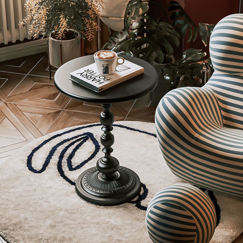 B5253 Light luxury small coffee table creative bedside table small apartment corner table small round table