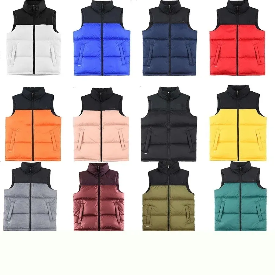 Mens norths Vests Designer Puffer Vest Men Waistcoat Male Winter Down Vests Unisex Couple Bodywarmer Woman Mans Jacket Sleeveless Outdoor Warm