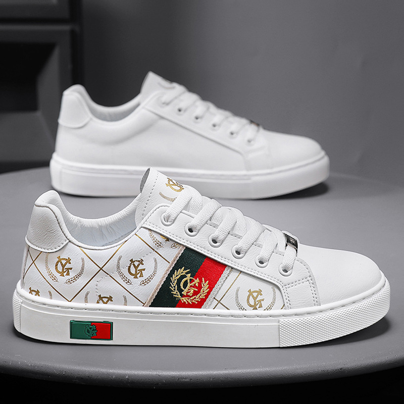 2025 Best Selling Fashion Round head printing Print Mens Casual Sneakers Premium Comfortable Trendy Sports Shoes Free Shipping