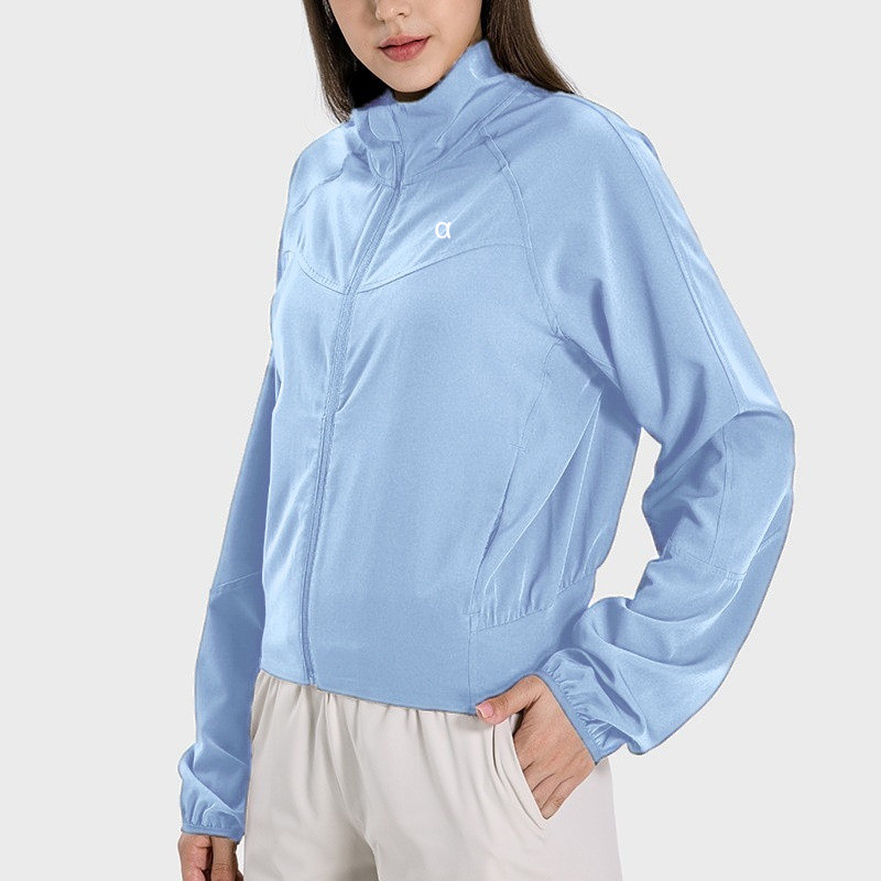 2026 Gym Clothe workout set Set 24199 Womens Yoga Outfit Fitness Wear Tops Sweatshirt Sportswear Jackets Outdoor Casual Adult Long Sleeve Exercise Stand Collar