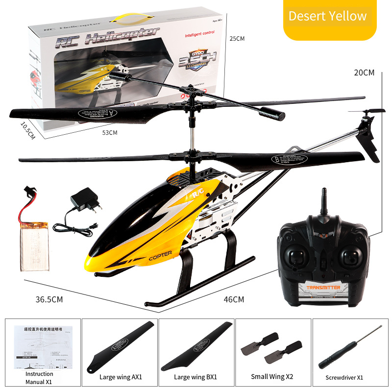 Free shipping aircraft 3.5-channel built-in gyroscope remote-controlled helicopter model toy