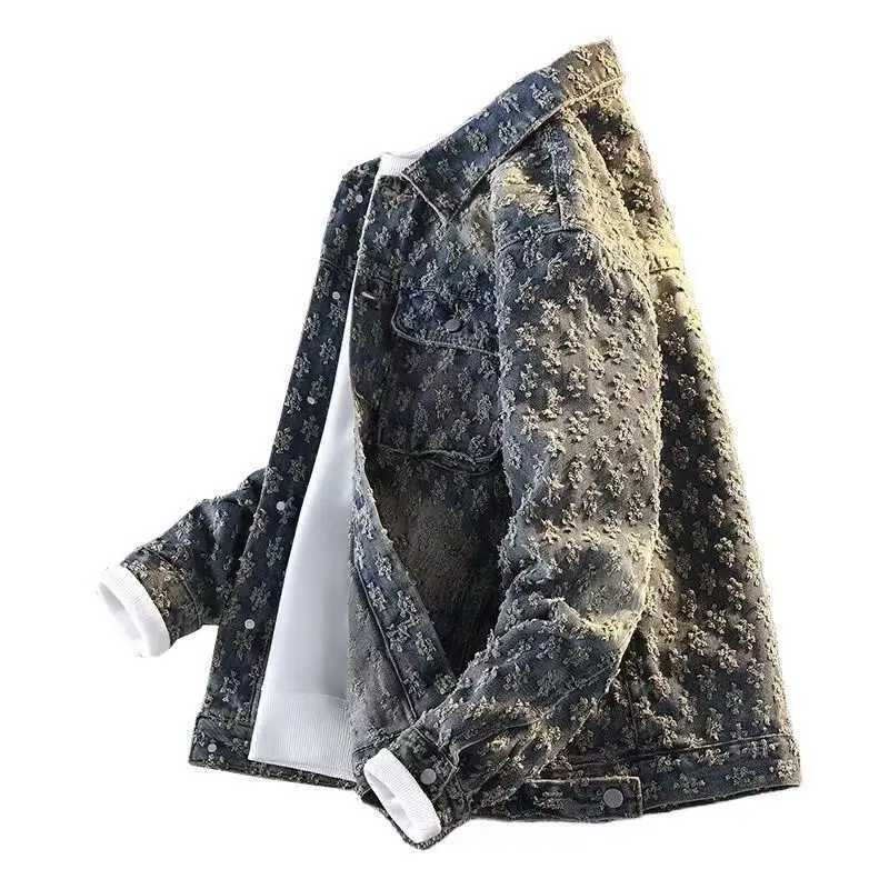 2025 autumn new style classical denim coat men fashion Jean Jackets men Outerwear Denim Coatsspring men Denim Jacket men W250524