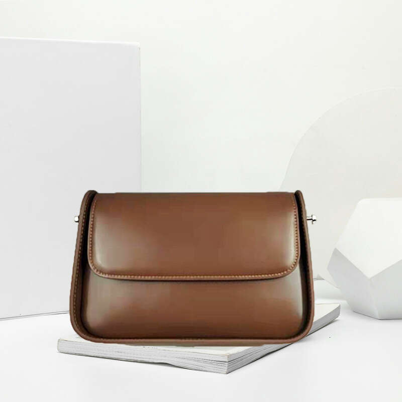Tote Bag Genuine Leather Niche Fashion Design Crossbody Women S New Popular Small Square Bag Versatile Shoulder Bag Lady Bags