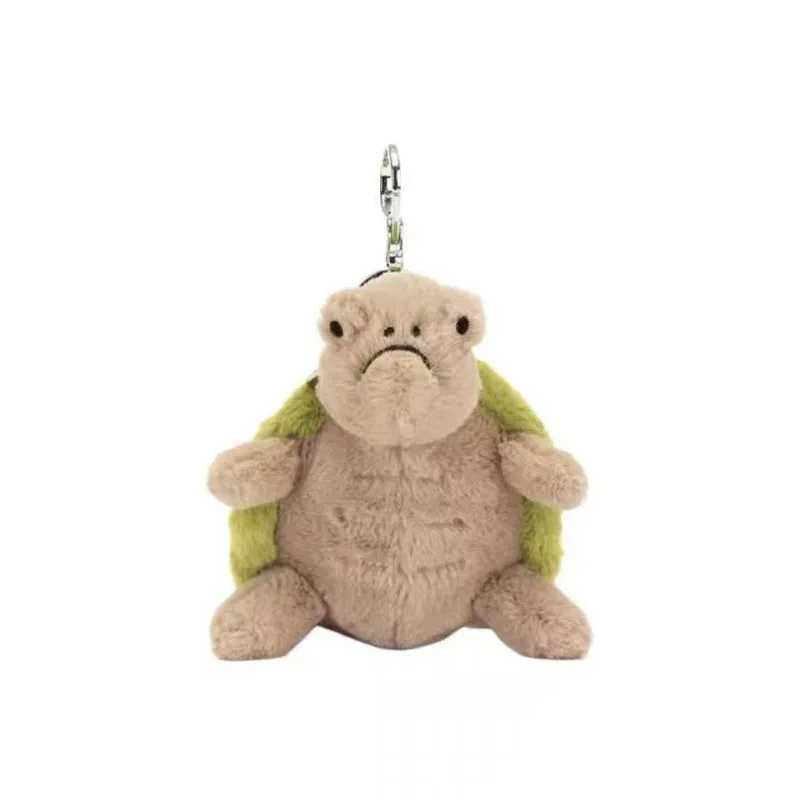Jellycat Mr. Timmy Turtle Pendant Keychain - Cute Plush Toy for Girls Baby Soothing Accessory W250524