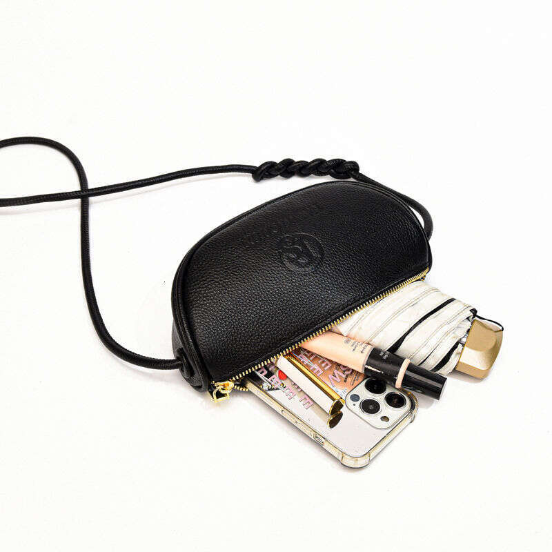 saddle women's new fashionable texture niche design dumpling casual versatile soft leather shoulder crossbody bag