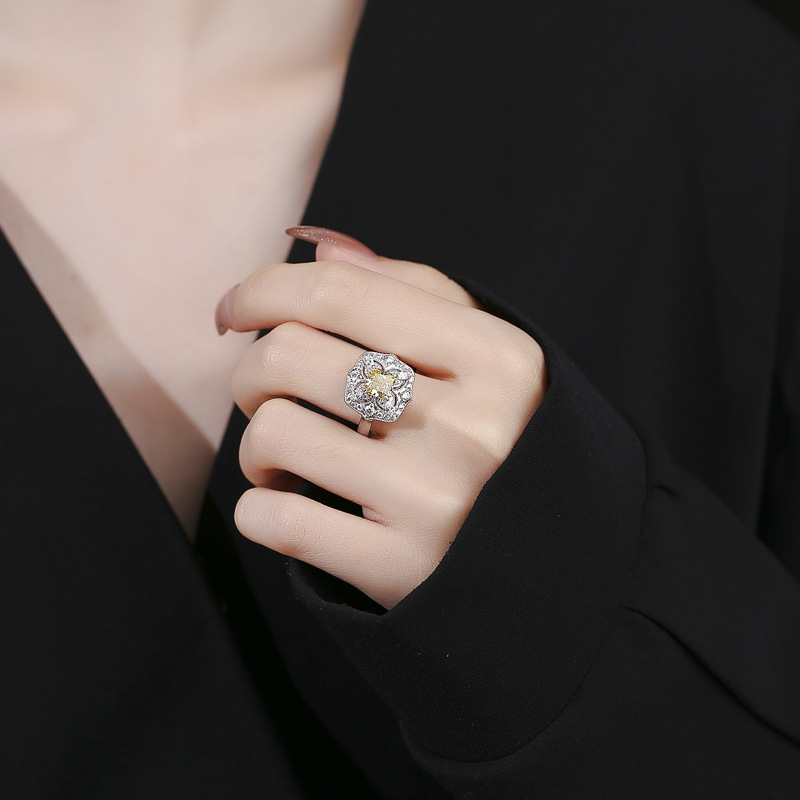 Chic 925 Sterling Silver Radiance Design Diamonds: Select from Three Hues of Exquisite Jewellery