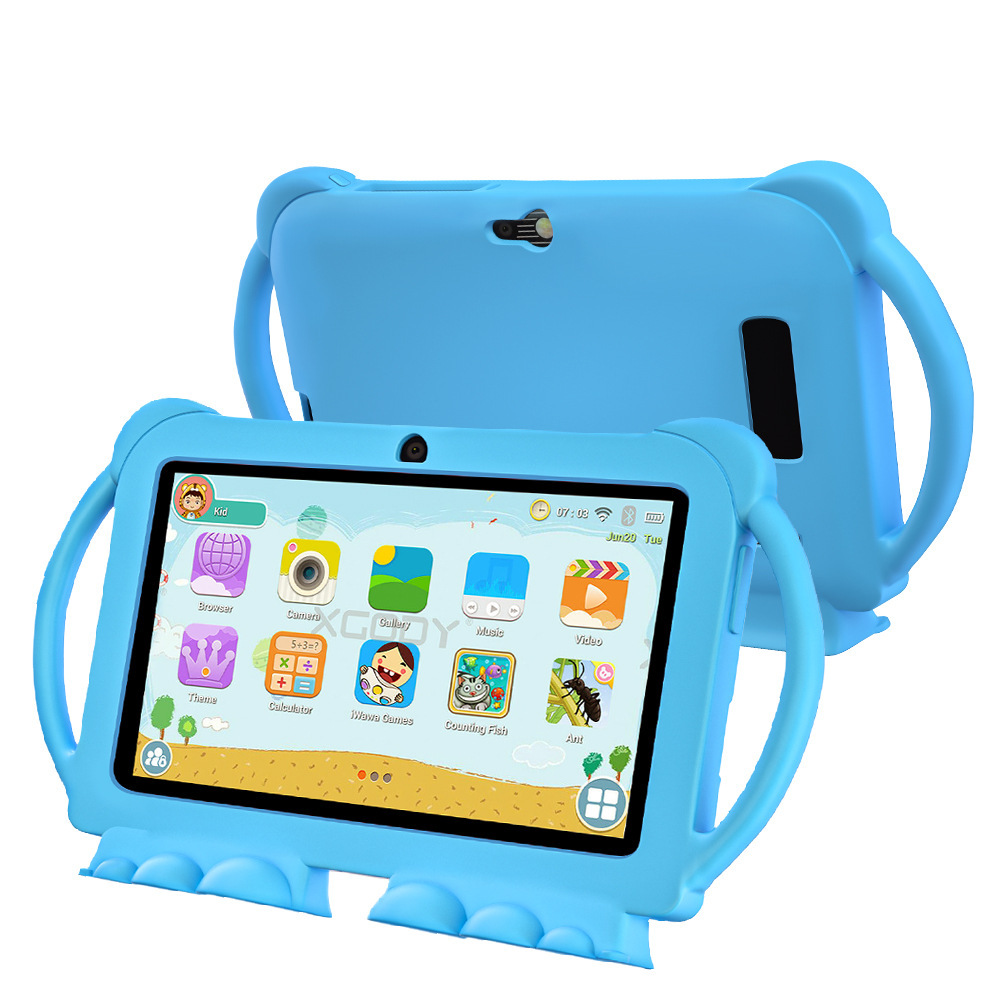 Hot selling 7-inch drop resistant and easy to carry Bluetooth WiFi children's learning intelligent entertainment tablet