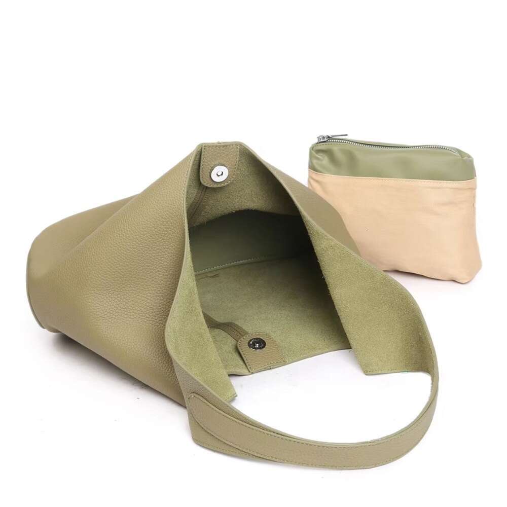 Tote Bag New European And American Large-Capacity Underarm Tote Bags With Cowhide Leather Women's Cross-Border Versatile Shoulder Bag Lady Bags