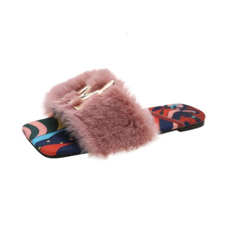 Slippers Women's Fashion 2025 New Colorful Sandals Versatile Outerwear Large Sandals One Line Flat Slippers Designer Sandals