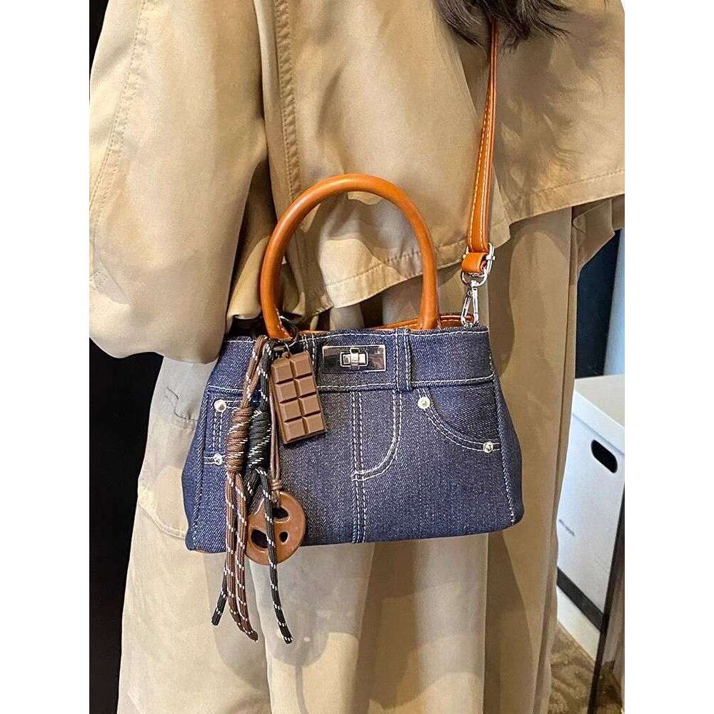 Denim pants handbag tote bag crossbody bag