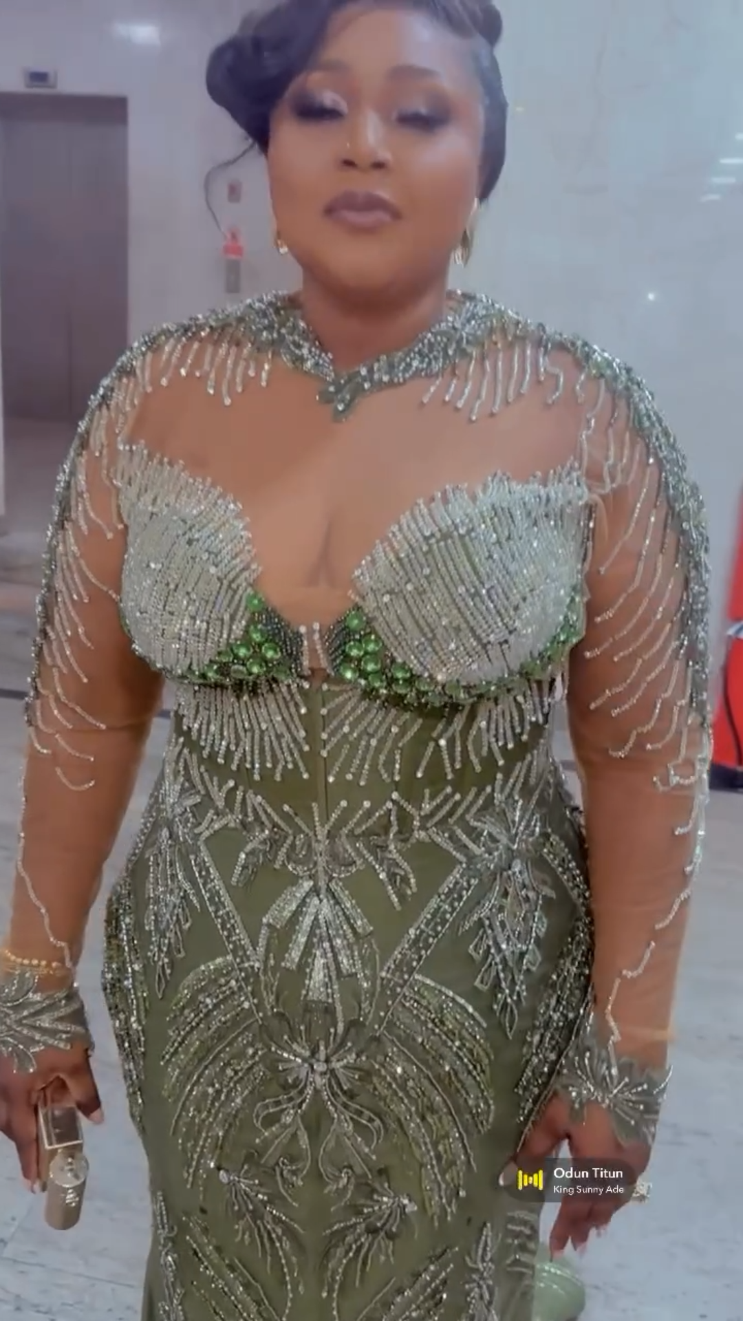 Olive Green Mermaid Prom Dresses 2025 Sequined Beaded Crystals Evening Formal Party Second Birthday Engagement Gowns Plus Size Dress For Special Occas