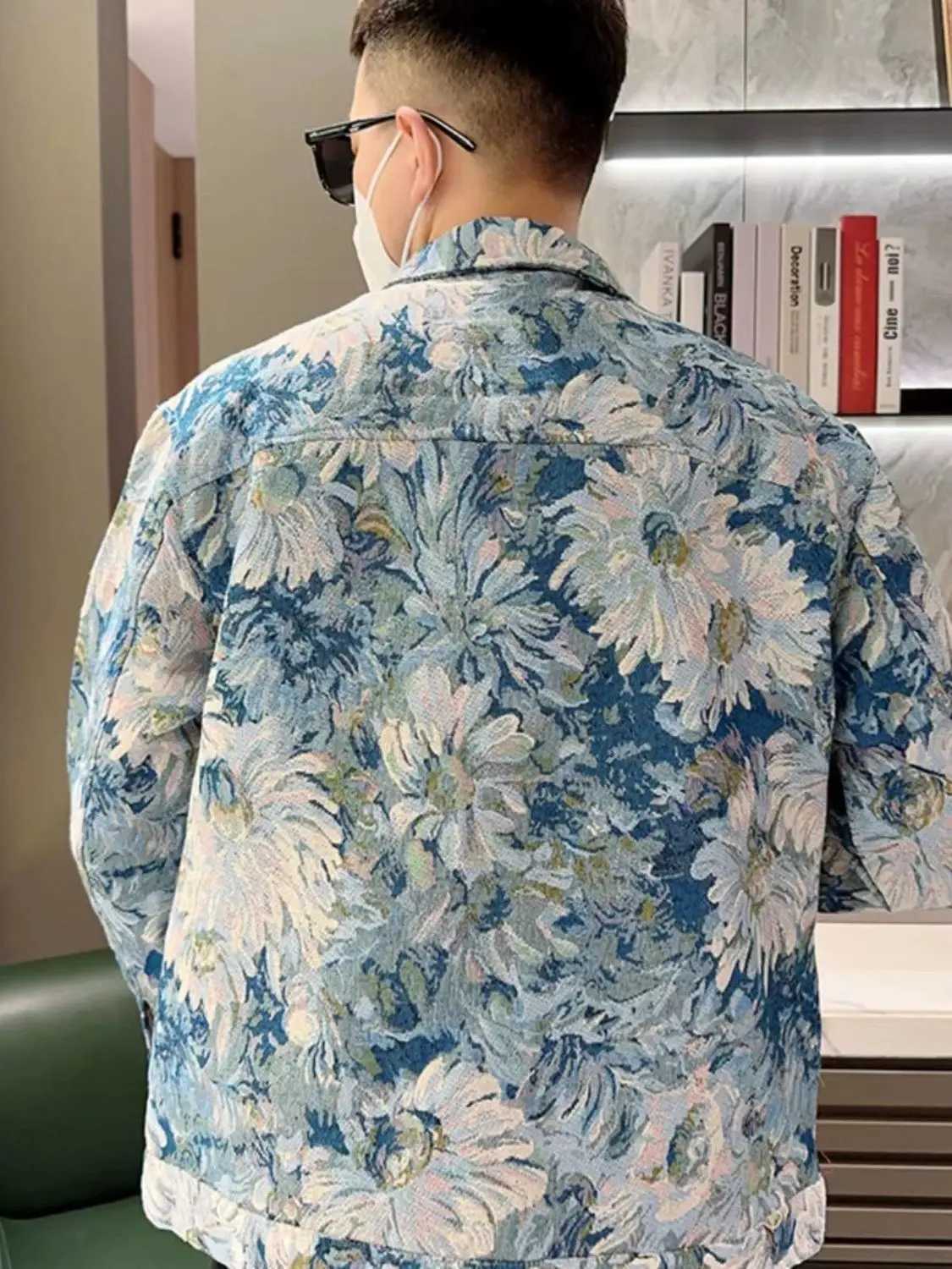 New Thin Printed Jacket Men Casual Fashion Brand Trendy Versatile Baseball Wear W250524