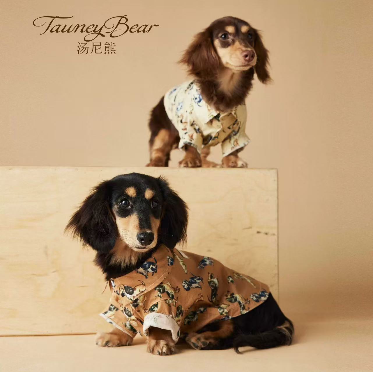 T00291 Spring and Summer Dog Clothes Printed Shirts Pets Maltese Schnauzer Yorkshire Teddy Bichon Pomeranian Shiba Inu