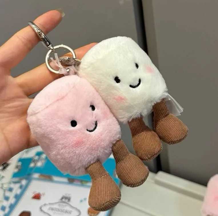 JellyCats Plush Cotton Candy Two Tone Cute Soft Two Tone Keychain Bag Pendant Plush Accessories Doll Car Pendant Holiday Gifts W250526