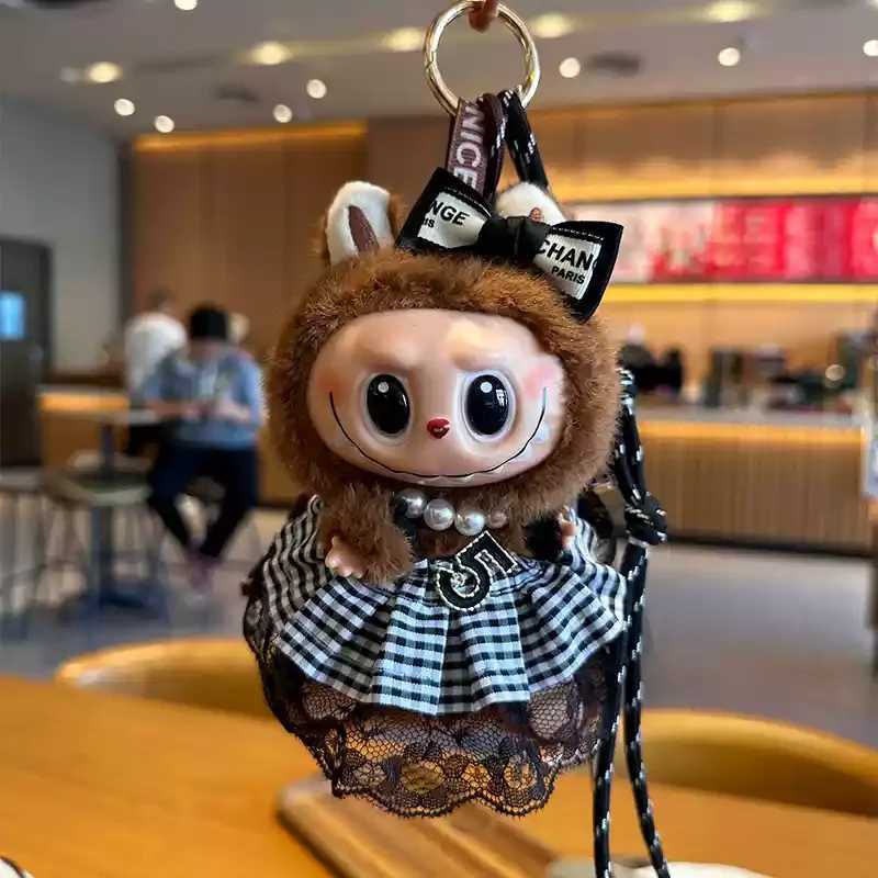 Labubu Pendant Doll Small Artist Shaping Camera Shaped Bag Decoration Kawaii Vinyl Doll Keychain Hanging Decoration XJ250524
