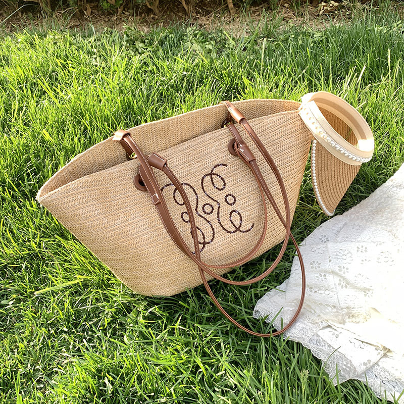 Designer Bag Luxury Bag Designer Bags Handbag Fashion Bags Shoulder Bag Underarm Boston Messenger Single Shoulder Armpit Straw