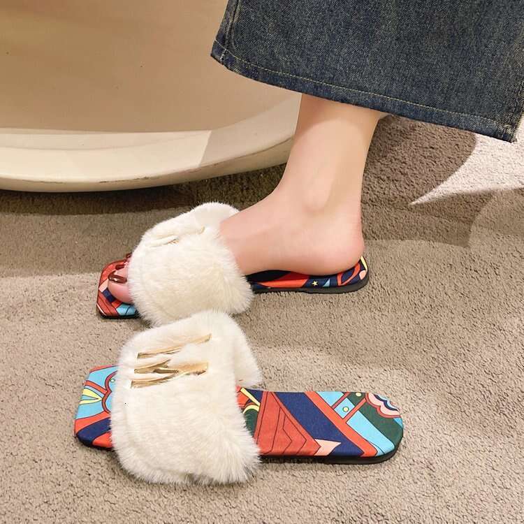 Large Size Slippers Women's Fashionable Sandals Colorful And Versatile Designer Sandals For External Wear Factory Free Shipping Wholesale Women&#