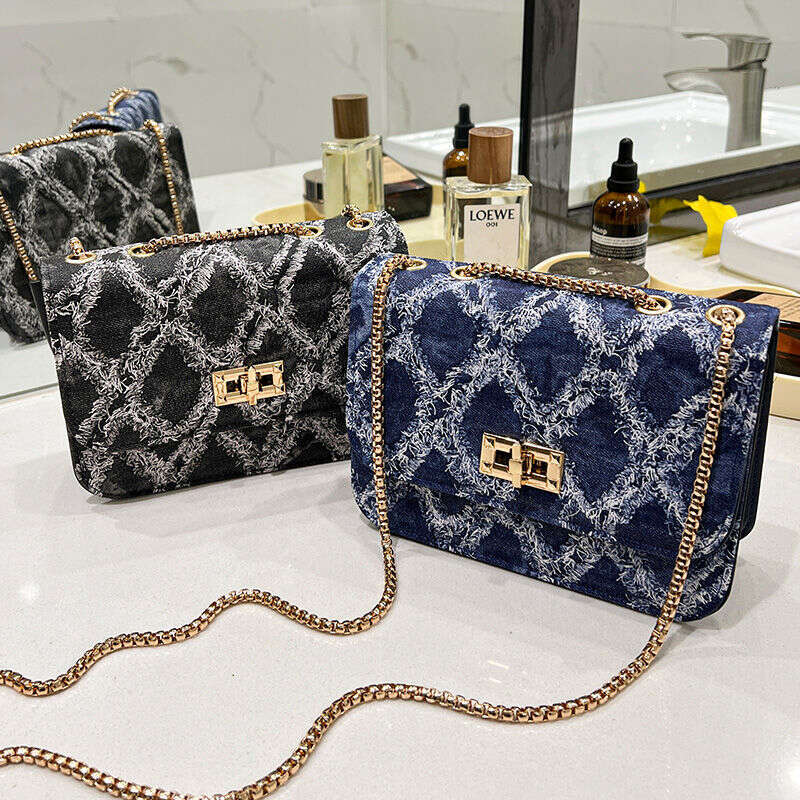 free shipping mini bag 2025 New Cowboy Style Mobile Women Summer Mini Luxury Chain Small Bag Single Shoulder Crossbody Bag for Women