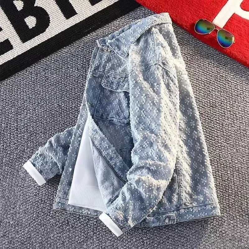 2025 autumn new style classical denim coat men fashion Jean Jackets men Outerwear Denim Coatsspring men Denim Jacket men W250524