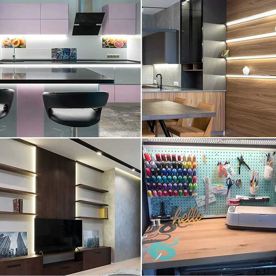 AA Battery Power Led Strip Light SMD2835 1-5M Flexible Lighting Ribbon Tape White/Warm White Strip Cabinet Lights Backlight W250524