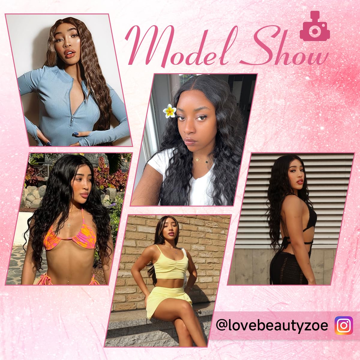 30 inch deep wave curly Natura T-part lace front wig human hair wig | Suitable for Balck ladies 13x4x1 lace