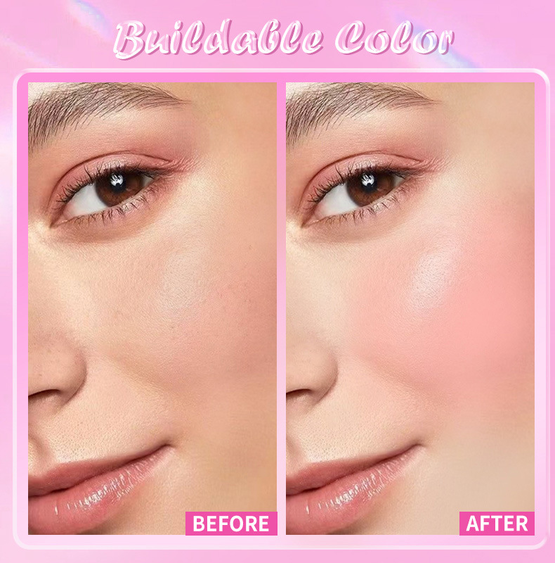 Milk BKILO Blush Stick Lipstick Lip And Cheek Dual-Use Transparent Tinting Lip Balm For Brightening And Coloring