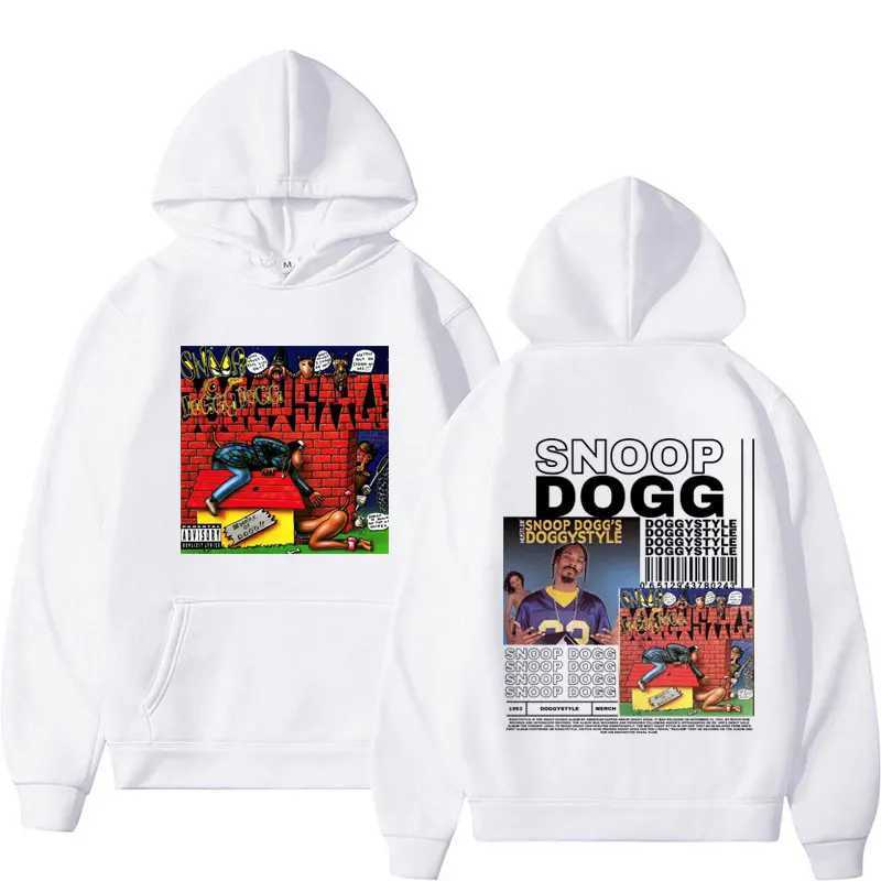 Limited Snoop Dogg Album Graphic Hoodie Mens Clothing Hip Hop Rap Style Pullovers Hooded Male Harajuku Gothic Retro Sweatshirts W250524