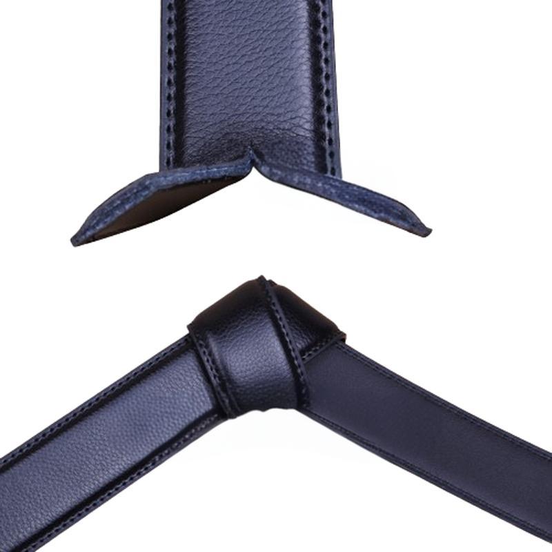 High Quality Men's Belt Alloy Buckle Real Leather Ratchet Belt for Boys and Girls