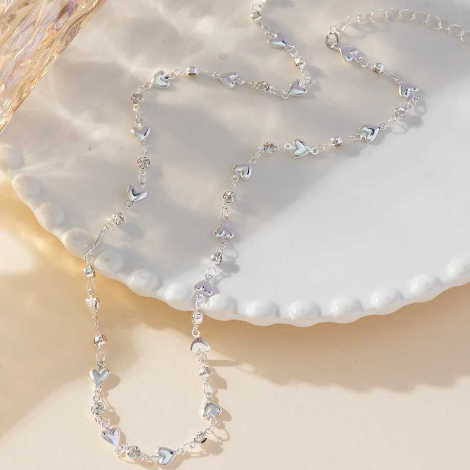 Train Gold Silver Color Glass Long Y-Shed Necklace Metal Collaone Chain Summer Holiday Party Bohemian Bo Jewelry Gifts XJ250524