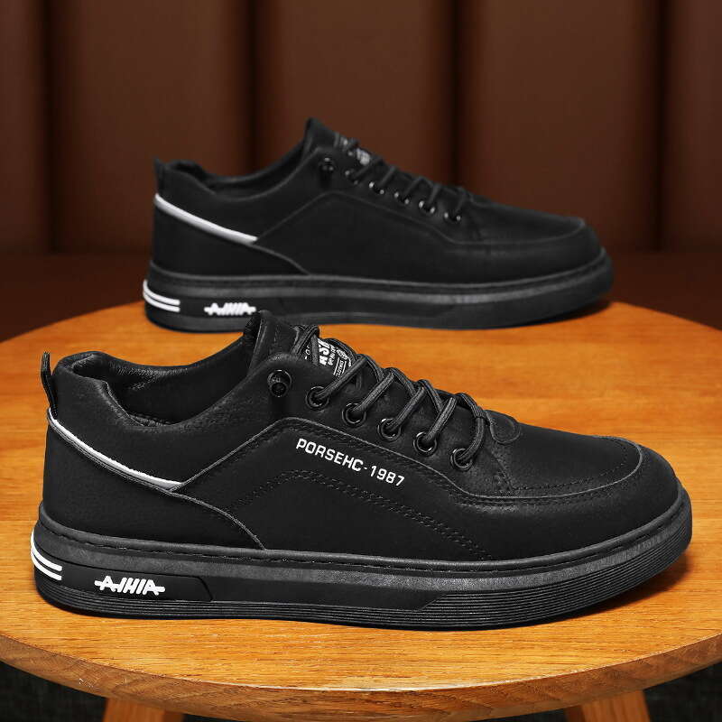 Spring And Autumn Men's Shoes New Breathable Construction Site Labor Protection Shoes Men's Trendy Versatile Anti Slip Sports Shoes Casual B