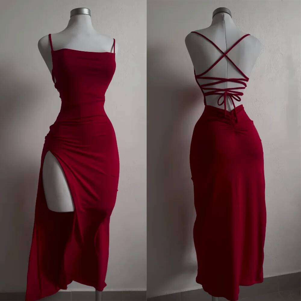 2024 explosive new summer high sensibility halter strap Spice Girl bag hip dress