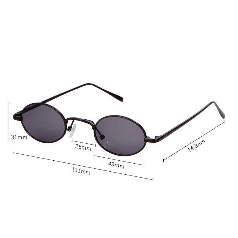 SORVINO Skinny Steampunk Oval Sunglasses 2020 Women Vintage Small Steam Punk Goggles Designer Gold Tiny Sun Glasses Shades SN229 W250524