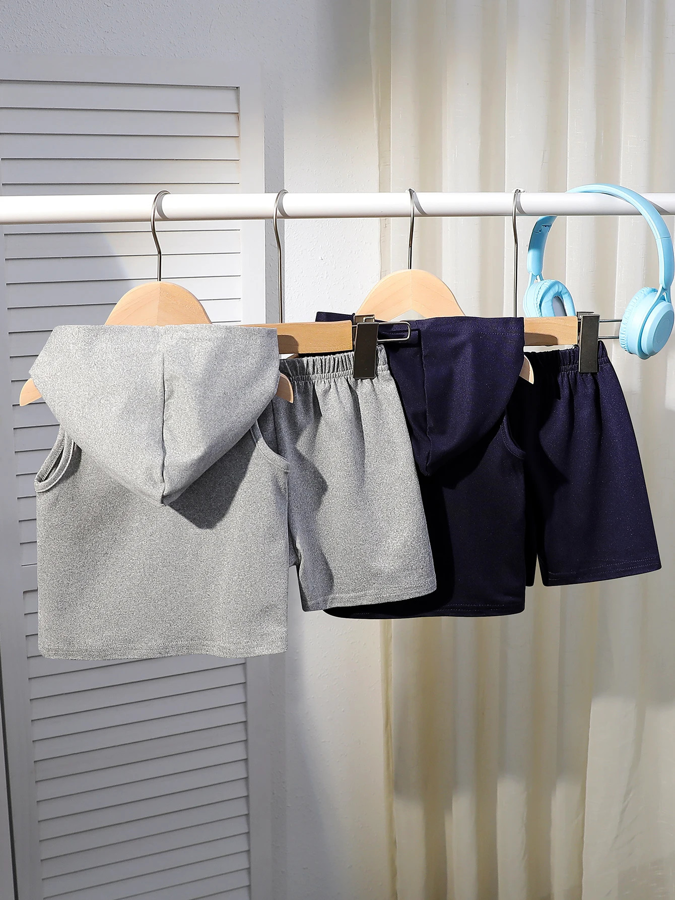 Infant Summer Style Baby Boys LetterPrint Sleeveless Tshirt and Shorts Casual MixMatch 4Piece Set 250517z