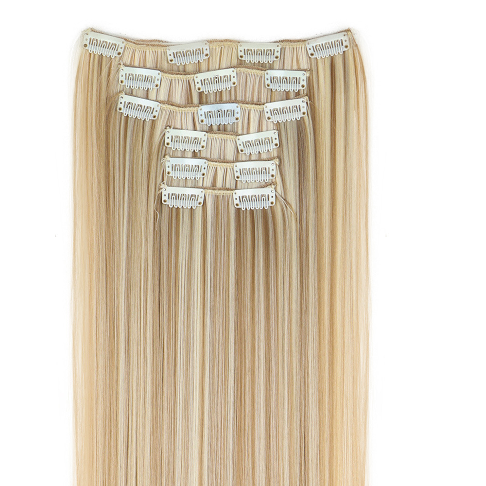 European & American Inspired Bulk Packaged Six-Tiered Clip-on Hair Pieces Collection