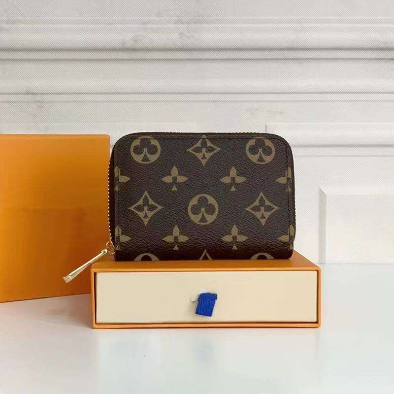 2025 High Quality Designer Woman Wallet Card holder Short Wallets Women ladies purse with box flowers letters grid wholesale free shipping wallet bag