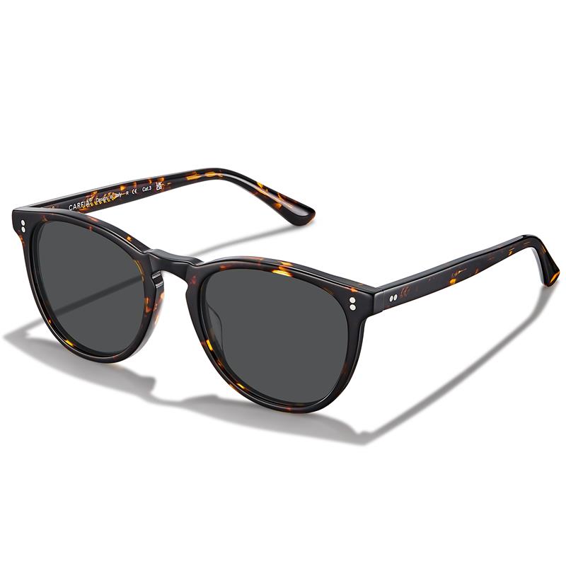 CARFIA Acetate Polarized Sunglasses for Men Trendy Retro Sun Glasses