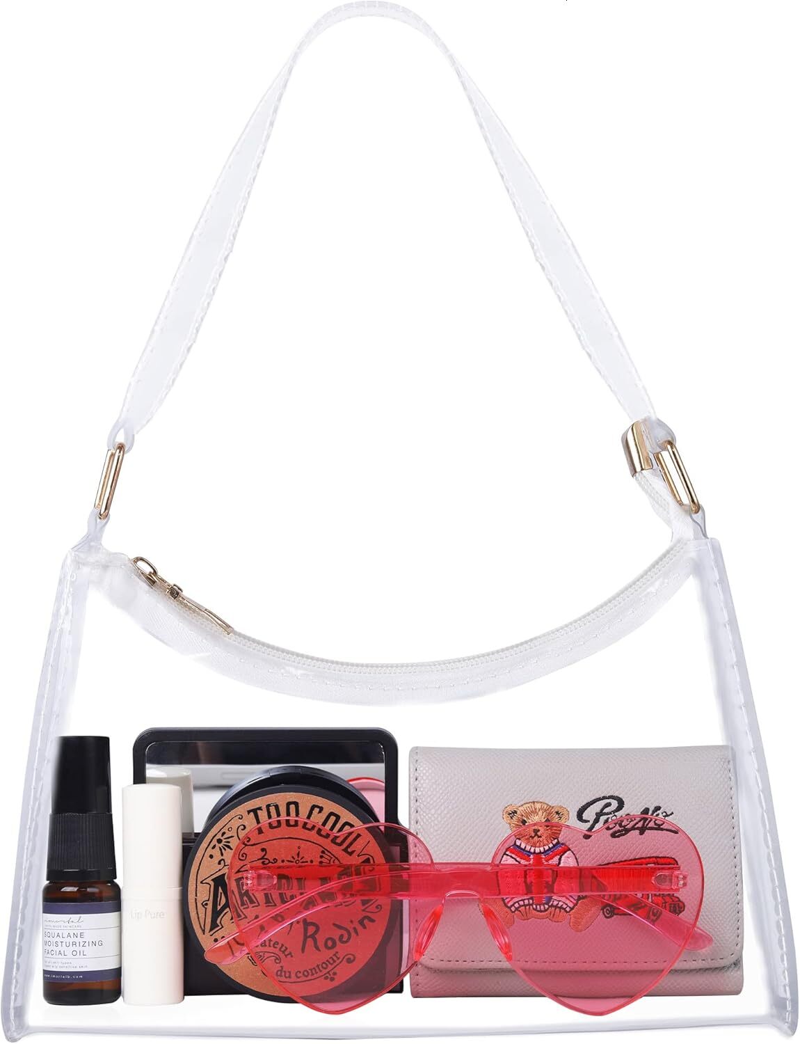 Clear for Stadium Events Women's Handbags Small Purse shoulder bag Crossbody Bag