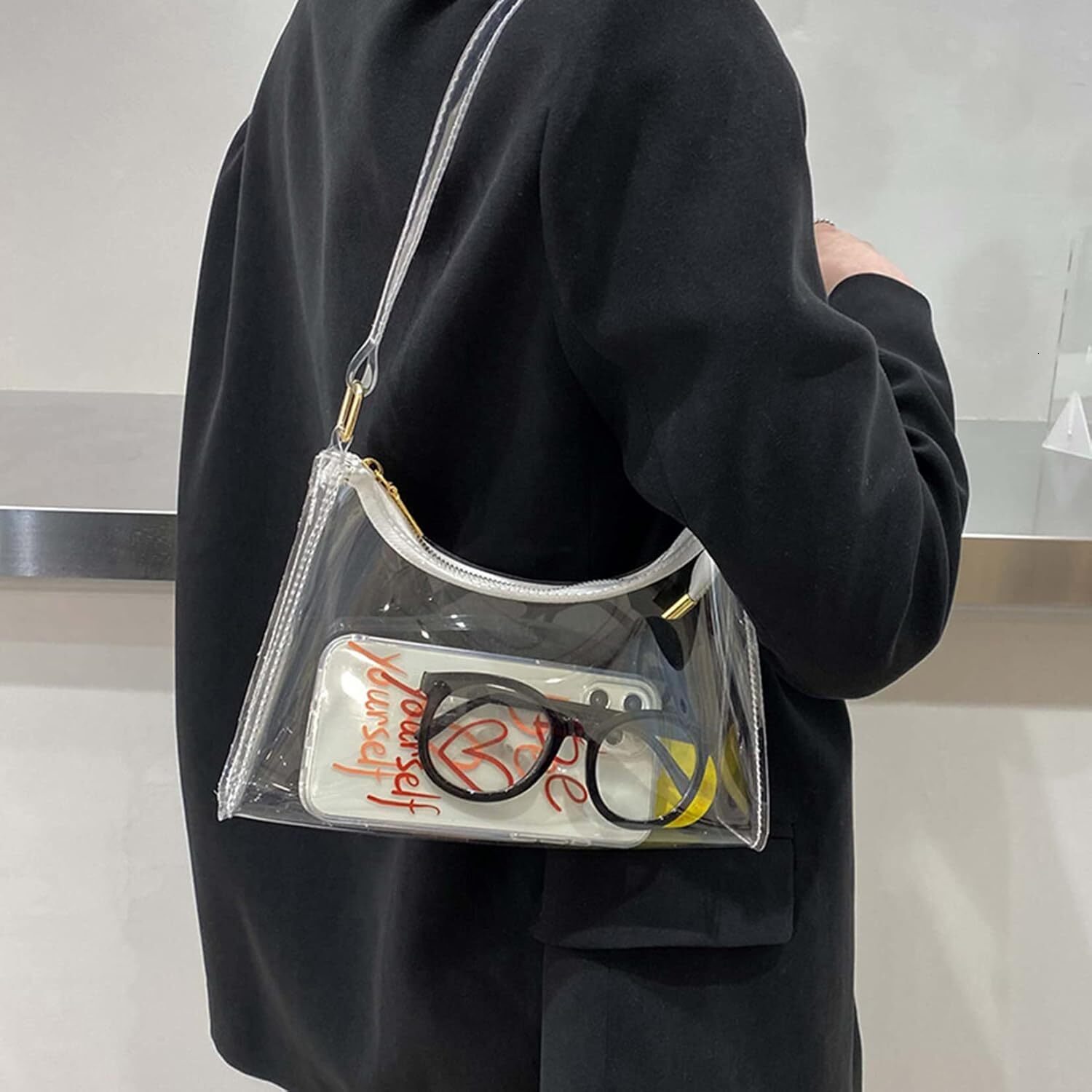 Clear for Stadium Events Women's Handbags Small Purse shoulder bag Crossbody Bag