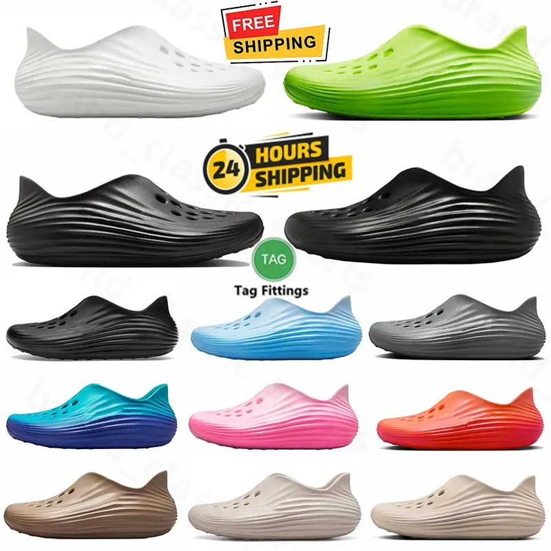 Rejuven 8 ReactX Free Shipping new designer Light Green Strike Brown Triple Black Smoke Grey Black cool grey volt slippers for women men slides outdoor casual shoes